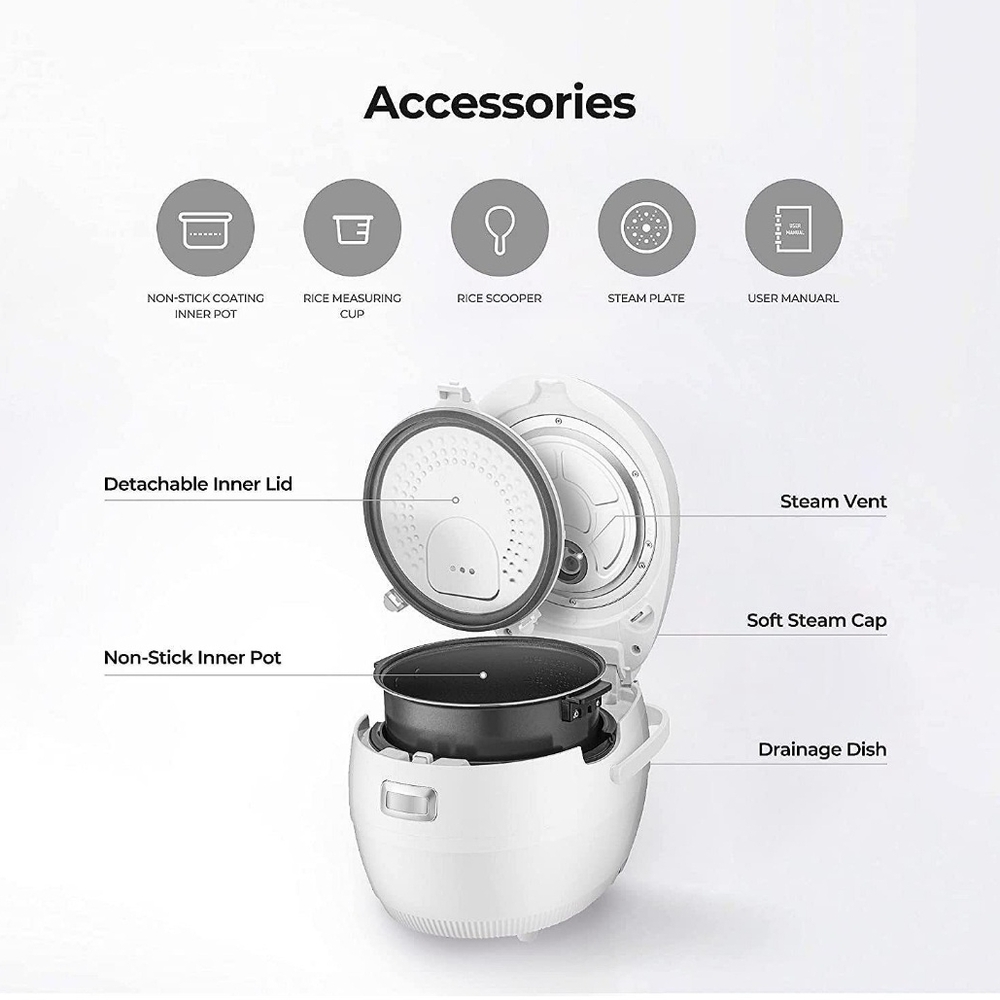 Cuckoo White Rice Cooker - Picture 7 of 8